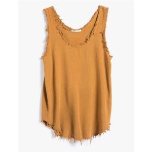 COPY - Black Crane Raw Silk Center Seam Tank